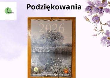 Podziękowania dla sponsorów kalendarza
