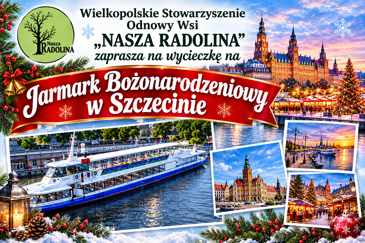 Zapisy na wyjazd na Jarmark Bożonarodzeniowy w Szczecinie