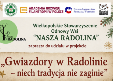 "Gwiazdory w Radolinie -niech tradycja nie zaginie, zapisy